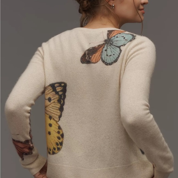 Anthropologie The Juliet Cashmere Cardigan Sweater - Picture 6 of 6